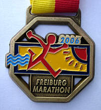 Marathonmedaille Freiburg 2006