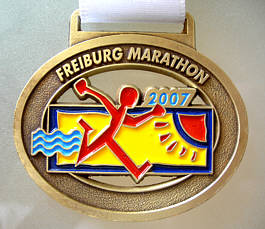 Marathonmedaille Freiburg 2007