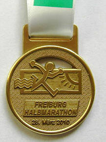 Marathonmedaille Freiburg 2010