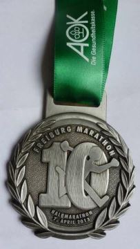 Marathonmedaille Freiburg 2013