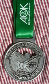 Marathonmedaille Freiburg 