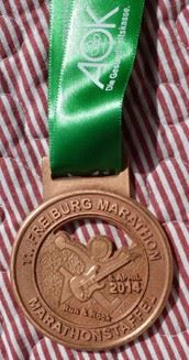 Marathonmedaille Freiburg 
