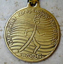 Marathonmedaille Fssen Marathon