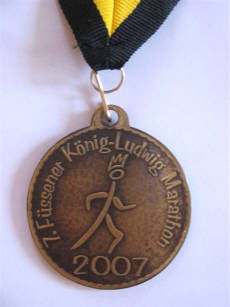 Marathonmedaille Fssen Marathon