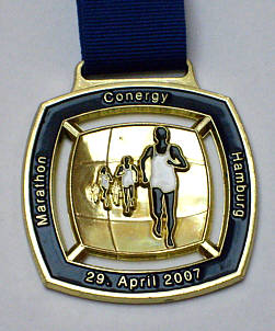 Marathonmedaille Hamburg Marathon