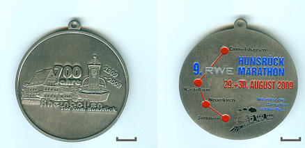 Laufmedaille Hunsrck Marathon