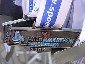 Laufmedaille Ingolstadt Halbmarathon 2006