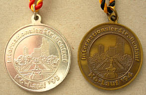 Finishermedaille K-Lauf Dsseldorf