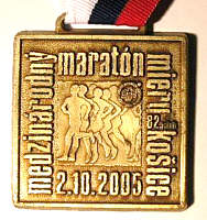 Marathonmedaille Kosice 2005