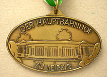 Laufmedaille vom Leipzig Marathon 