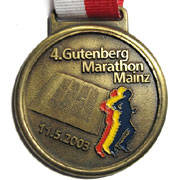 Laufmedaille vom Mainz Marathon 2003