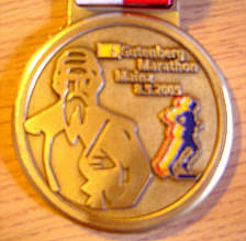 Laufmedaille vom Mainz Marathon 2005