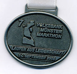 Marathonmedaille Mnster Marathon 2008