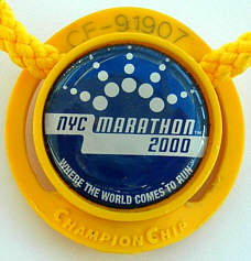 Laufmedaille New York Marathon 2000