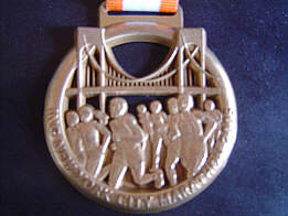Laufmedaille New York Marathon 2005