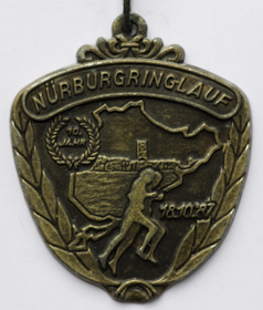 Laufmedaille vom Nrburgringlauf