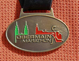 Marathonmedaille Bad Staffelstein - Obermainmarathon 2007
