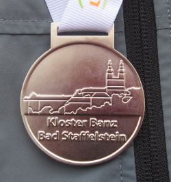 Marathonmedaille Bad Staffelstein - Obermainmarathon 2012