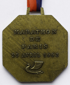 Marathonmedaille Paris 