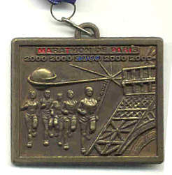 Marathonmedaille Paris 2000