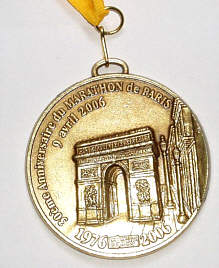 Marathonmedaille Paris 2006