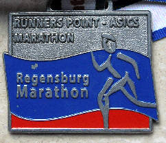 Finishermedaille Regensburg Marathon 2006