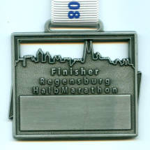 Finishermedaille Regensburg Marathon 2007