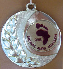 Marathonmedaille Salzburg Marathon 2006