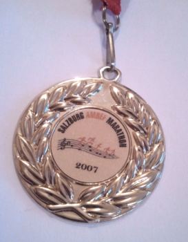 Marathonmedaille Salzburg Marathon 2007