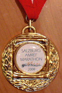 Marathonmedaille Salzburg Marathon 2008