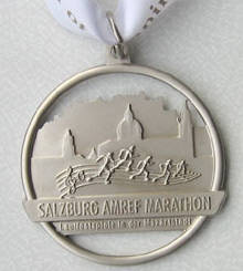 Marathonmedaille Salzburg Marathon 2009
