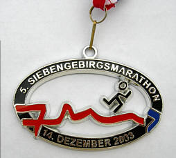 Marathonmedaille Siebengebirgsmarathon