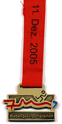 Marathonmedaille Siebengebirgsmarathon