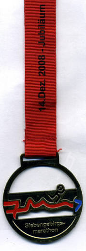 Marathonmedaille Siebengebirgsmarathon