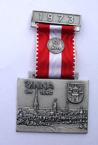 Laufmedaille Unna 1973