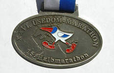 Marathonmedaille Usedom