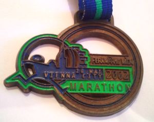 Marathonmedaille Wien 2002