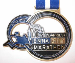 Marathonmedaille Wien 2007