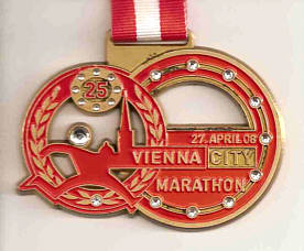 Marathonmedaille Wien 2008