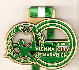 Marathonmedaille Wien 2009