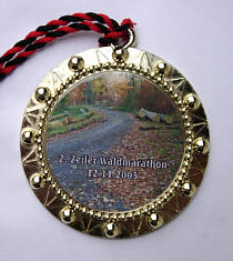 Finishermedaille Zeiler Waldmarathon 2005