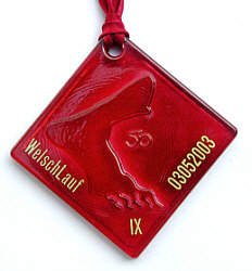 Laufmedaille vom Welschlauf 2003