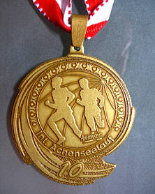 Finishermedaille Achenseelauf 2009