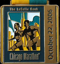 Marathonmedaille Chicago Marathon 2006