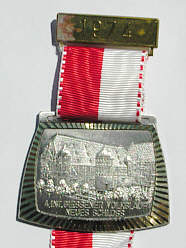 Laufmedaille  Giessener Volkslauf 1974