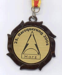 Laufmedaille fr Harzquerung