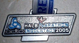 Laufmedaille Ingolstadt Halbmarathon 2005