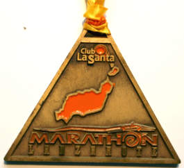 Marathonmedaille Lanzarote 2001