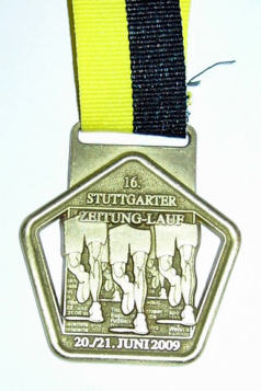 Laufmedaille Stuttgart 2009