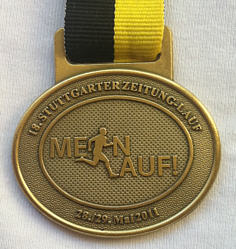 Laufmedaille Stuttgart 2011